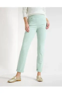 RAPHAELA BY BRAX Jeans Pamina mint Slim Fit in Schlupfform mit Reißverschlussoptik