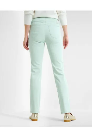 RAPHAELA BY BRAX Jeans Pamina mint Slim Fit in Schlupfform mit Reißverschlussoptik