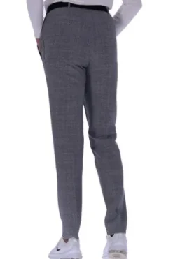 RAPHAELA BY BRAX Jersey-Hose grau kariert Slim Fit Lillyth