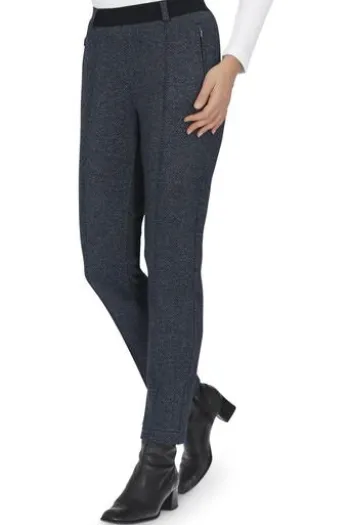 RAPHAELA BY BRAX Thermo-Jersey-Hose Lillyth marine Slim Fit für optimale Wärmehaltung