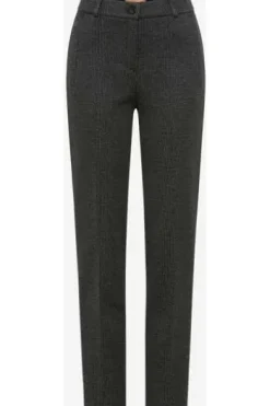 RAPHAELA BY BRAX Thermo-Jerseyhose Lillyth schwarz gemustert Slim Fit