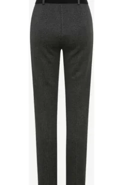 RAPHAELA BY BRAX Thermo-Jerseyhose Lillyth schwarz gemustert Slim Fit