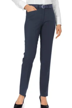 RAPHAELA BY BRAX Tuch-Hose Pauline marine Slim Fit
