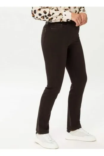 RAPHAELA BY BRAX Winter-Baumwoll-Hose Pamina darkbrown Slim Fit