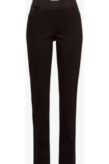 RAPHAELA BY BRAX Winter-Baumwoll-Hose Pamina darkbrown Slim Fit