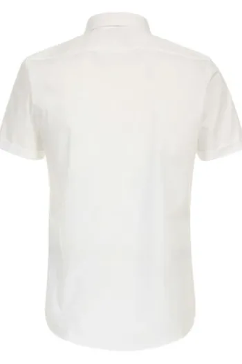 REDMOND Business Hemd weiss Slim Fit Kurzarm