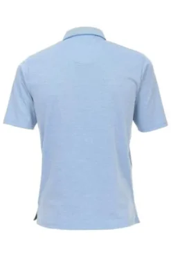 REDMOND Jersey Polo Shirt hellblau Regular Fit