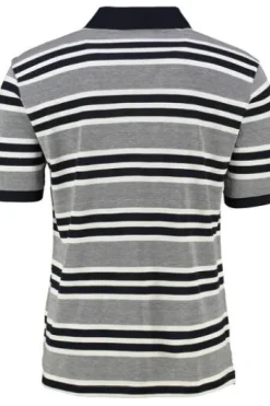 SAILING COMP Polo-Shirt navy gestreift