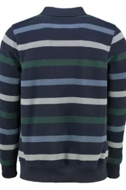 SAILING COMP Sweat-Shirt navy gestreift