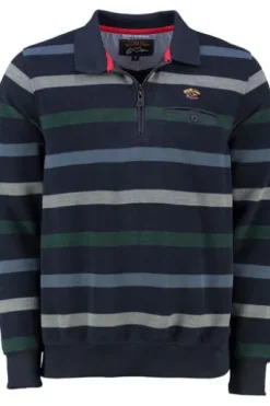SAILING COMP Sweat-Shirt navy gestreift