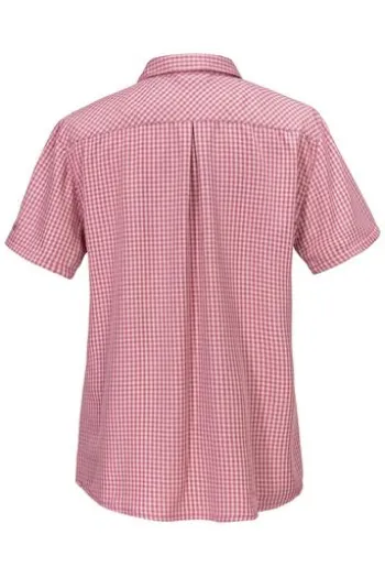 SCHOEFFEL Bluse Dalfoss fuchsia kariert