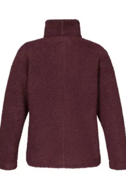 SCHOEFFEL Fleecejacke Kalmor dark twilight-bordeaux aus kuscheligem Teddyfleece