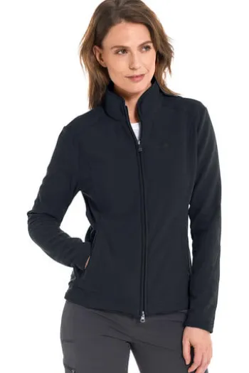 SCHOEFFEL Fleecejacke Leona schwarz aus recyceltem Material