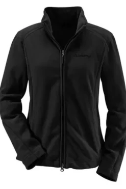 SCHOEFFEL Fleecejacke Leona schwarz aus recyceltem Material
