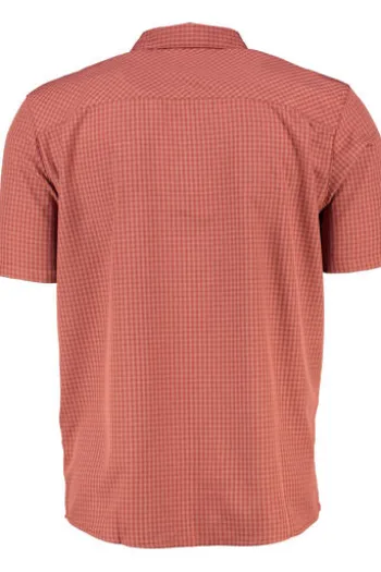 SCHOEFFEL Hemd Circ Dalfoss dark crabapple kariert Regular Fit
