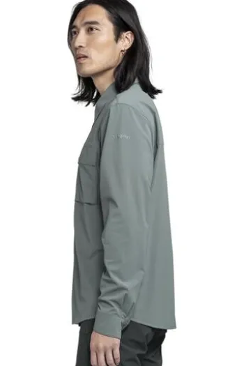 SCHOEFFEL Hemd Dunajec steel grey Regular Fit