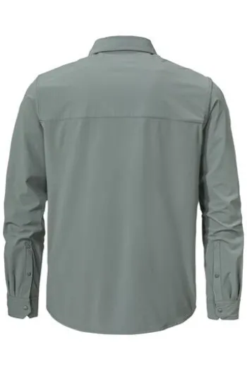 SCHOEFFEL Hemd Dunajec steel grey Regular Fit