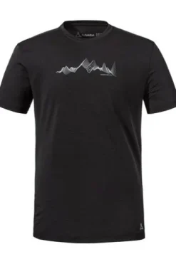 SCHOEFFEL T-Shirt CIRC Sulten schwarz