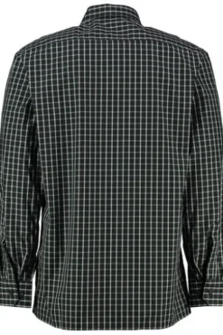 SKOGEN Hemd grün/ schwarz kariert Regular Fit