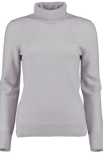 S.MARLON Rollkragen Pullover grau aus hochwertigem Cashmere