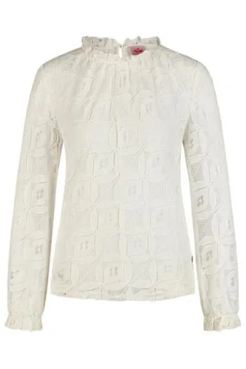 SPIETH & WENSKY Bluse Hilda offweiß