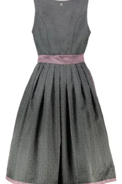 SPIETH & WENSKY Dirndl Ephyra Midi Grau-flieder