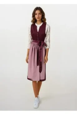 SPIETH & WENSKY Dirndl Ganesa dunkelrot