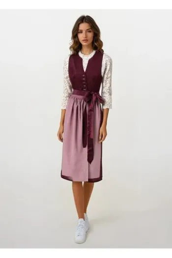 SPIETH & WENSKY Dirndl Ganesa dunkelrot