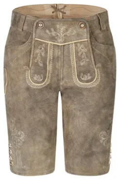 SPIETH & WENSKY Lederhose Karim beige in softem Ziegenvelour