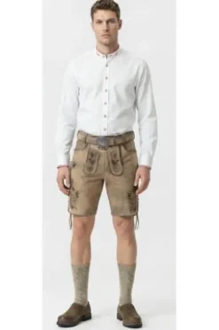 SPIETH & WENSKY Leder-Shorts Archibald lombok Ziegenleder