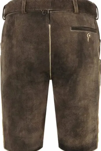 SPIETH & WENSKY Ledershorts braun