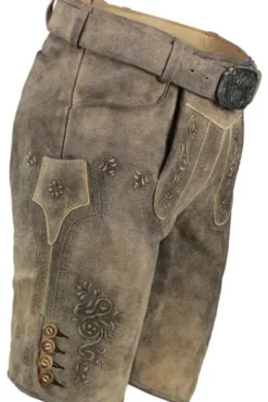 SPIETH & WENSKY Leder Shorts Erno lombok Ziegenleder