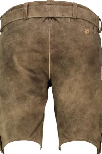 SPIETH & WENSKY Leder Shorts Rampoldi honey Ziegenleder