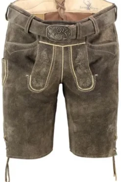 SPIETH & WENSKY Leder Shorts Veit espresso Ziegenleder