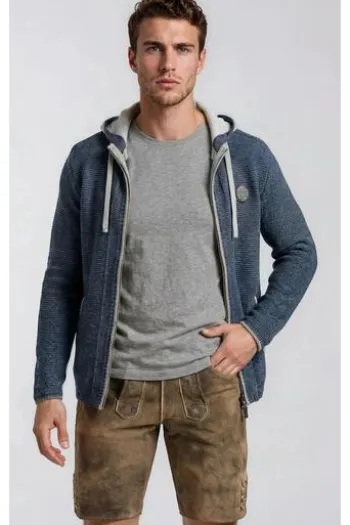 SPIETH & WENSKY Strickjacke Erato jeansblau
