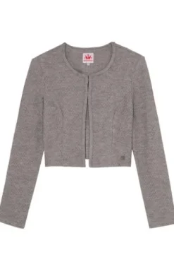 SPIETH & WENSKY Strickjacke hellgrau Filsen