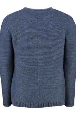 SPIETH & WENSKY Strickjacke Heidenheim jeansblau einfarbig