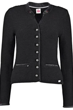 SPIETH & WENSKY Strickjacke Malta schwarz
