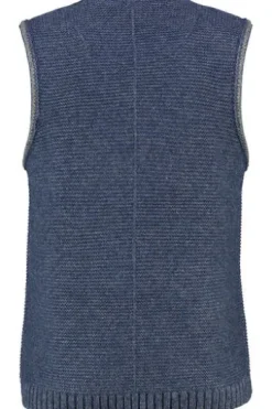 SPIETH & WENSKY Strickweste Heching jeansblau