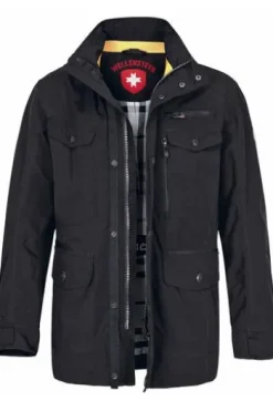 WELLENSTEYN Cheester Winter Jacke schwarz