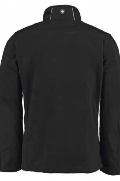 WELLENSTEYN Jet-Fleece-Sport-Jacke JJS-10 black/black windabweisend, wasserabweisend, atmungsaktiv