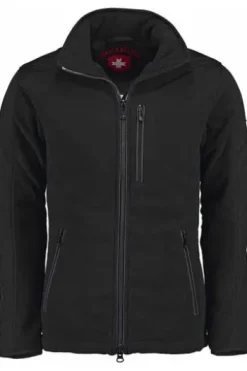 WELLENSTEYN Jet-Fleece-Sport-Jacke JJS-10 black/black windabweisend, wasserabweisend, atmungsaktiv