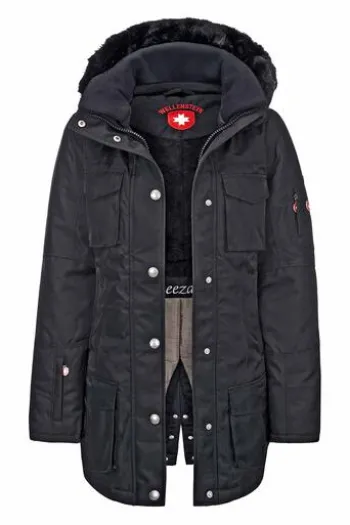 WELLENSTEYN Schneezauber-Jacke Schwarz