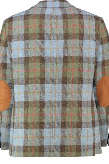 WELLINGTON OF BILMORE Harris Tweed Sakko London highland check kariert