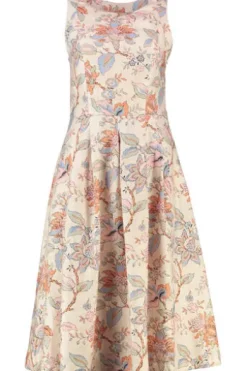 WHITE LABEL Kleid rosa-multicolour geblümt